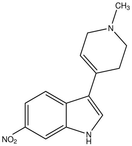 6-Nitro-3-(1-methyl-1,2,3,6-tetrahydro-4-pyridinyl)-1<i>H</i>-indole