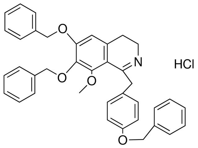 6,7-BIS-BENZYLOXY-1-(4-BENZYLOXY-BZL)-8-MEO-3,4-2H-ISOQUINOLINE, HYDROCHLORIDE