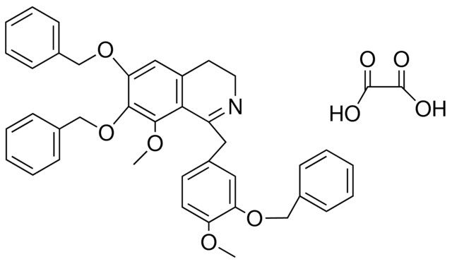 6,7-BIS-BENZYLOXY-1-(3-BENZYLOXY-4-MEO-BZL)-8-MEO-2H-ISOQUINOLINE, OXALIC ACID