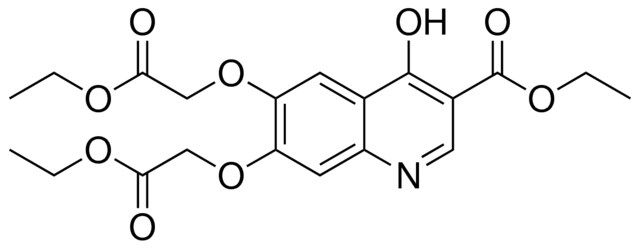 6,7-BIS-ETHOXYCARBONYLMETHOXY-4-HYDROXY-QUINOLINE-3-CARBOXYLIC ACID ETHYL ESTER