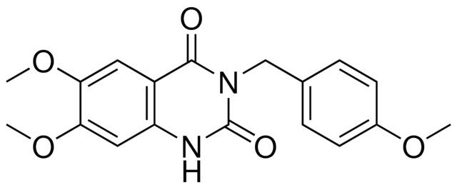 6,7-DIMETHOXY-3-(4-METHOXYBENZYL)-2,4(1H,3H)-QUINAZOLINEDIONE