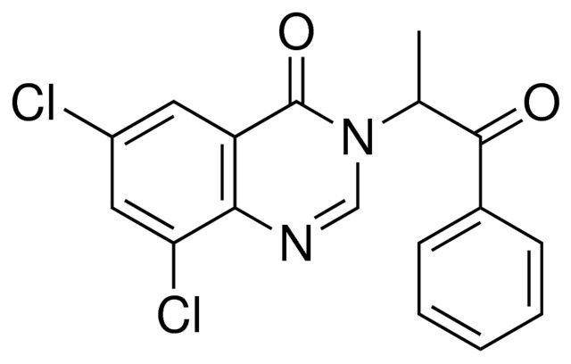 6,8-DICHLORO-3-(1-METHYL-2-OXO-2-PHENYL-ETHYL)-3H-QUINAZOLIN-4-ONE