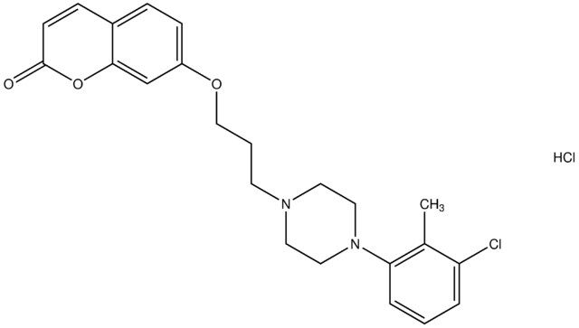 7-{3-[4-(3-chloro-2-methylphenyl)-1-piperazinyl]propoxy}-2H-chromen-2-one hydrochloride