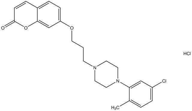 7-{3-[4-(5-chloro-2-methylphenyl)-1-piperazinyl]propoxy}-2H-chromen-2-one hydrochloride