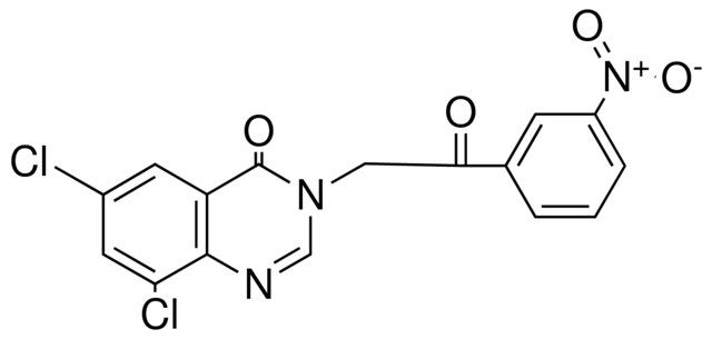 6,8-DICHLORO-3-(2-(3-NITRO-PHENYL)-2-OXO-ETHYL)-3H-QUINAZOLIN-4-ONE