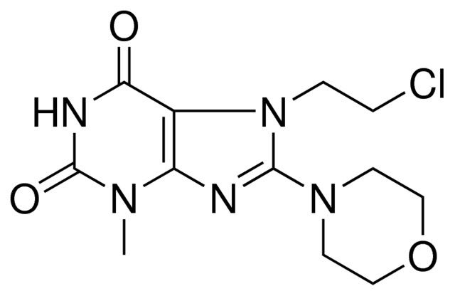 7-(2-CHLORO-ETHYL)-3-METHYL-8-MORPHOLIN-4-YL-3,7-DIHYDRO-PURINE-2,6-DIONE