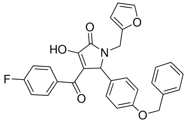 5-[4-(BENZYLOXY)PHENYL]-4-(4-FLUOROBENZOYL)-1-(2-FURYLMETHYL)-3-HYDROXY-1,5-DIHYDRO-2H-PYRROL-2-ONE