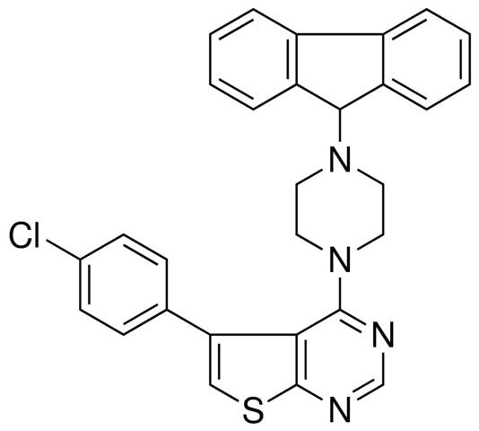 5-(4-CHLOROPHENYL)-4-(4-(9H-FLUOREN-9-YL)-1-PIPERAZINYL)THIENO(2,3-D)PYRIMIDINE