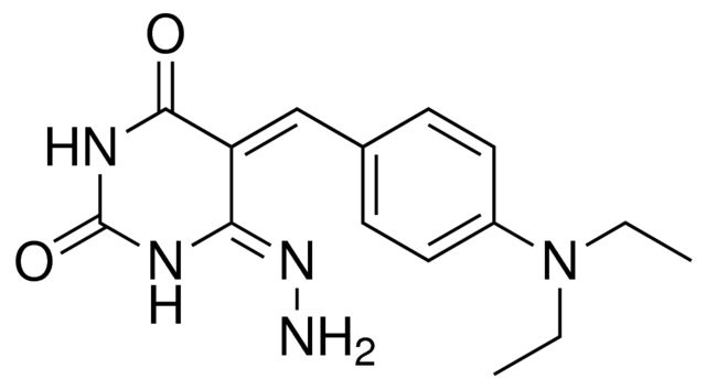 5-(4-DIETHYLAMINO-BENZYLIDENE)-6-HYDRAZONO-DIHYDRO-PYRIMIDINE-2,4-DIONE