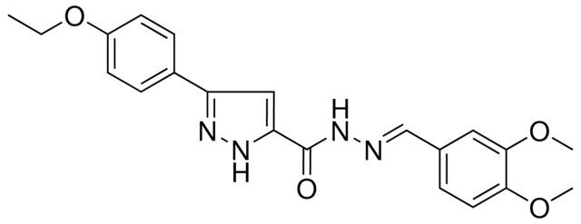 5-(4-ETHOXY-PH)-2H-PYRAZOLE-3-CARBOXYLIC ACID (3,4-DI-MEO-BENZYLIDENE)-HYDRAZIDE