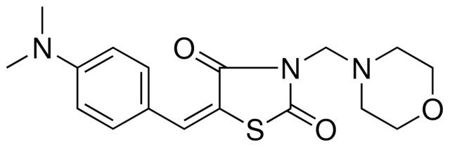 5-(4-DIMETHYLAMINO-BENZYLIDENE)-3-MORPHOLIN-4-YLMETHYL-THIAZOLIDINE-2,4-DIONE