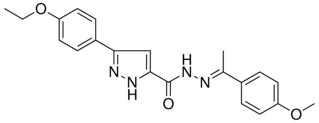 5-(4-ETHOXY-PH)-2H-PYRAZOLE-3-CARBOXYLIC ACID (1-(4-MEO-PH)-ETHYLIDENE)HYDRAZIDE