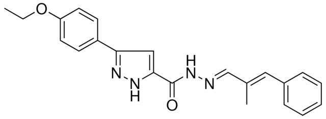 5-(4-ETHOXY-PH)-2H-PYRAZOLE-3-CARBOXYLIC ACID (2-ME-3-PH-ALLYLIDENE)-HYDRAZIDE