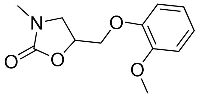 5-[(2-methoxyphenoxy)methyl]-3-methyl-1,3-oxazolidin-2-one