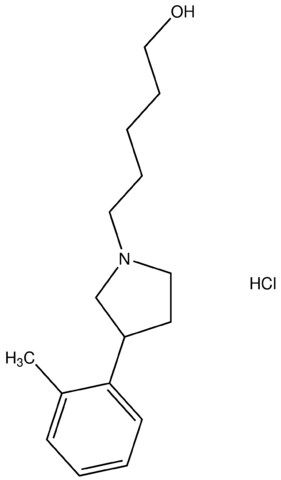 5-[3-(2-methylphenyl)-1-pyrrolidinyl]-1-pentanol hydrochloride