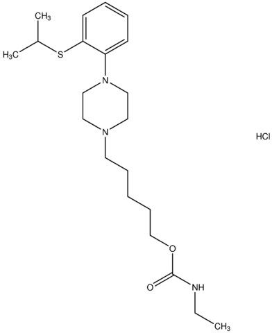 5-{4-[2-(isopropylsulfanyl)phenyl]-1-piperazinyl}pentyl ethylcarbamate hydrochloride