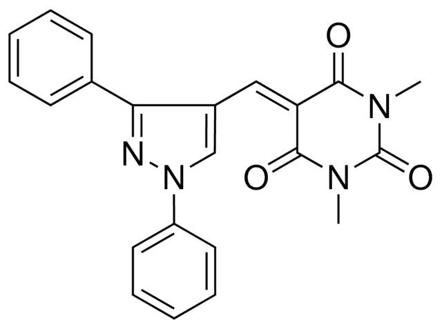 5-(1,3-DIPHENYL-1H-PYRAZOL-4-YLMETHYLENE)-1,3-DIMETHYL-PYRIMIDINE-2,4,6-TRIONE