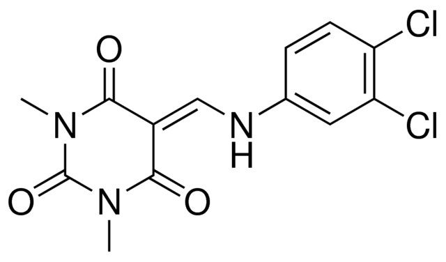 5-((3,4-DICHLOROANILINO)METHYLENE)-1,3-DIMETHYL-2,4,6(1H,3H,5H)-PYRIMIDINETRIONE