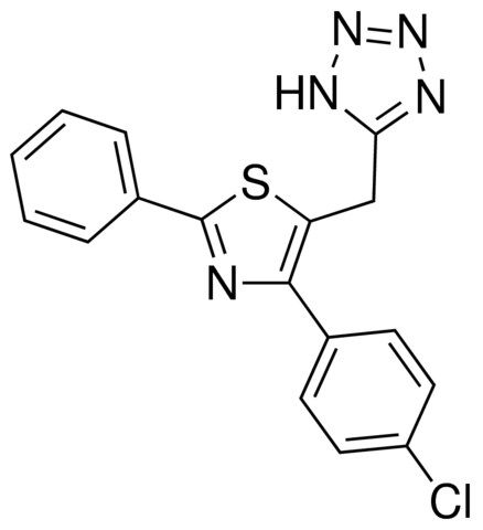 5-{[4-(4-chlorophenyl)-2-phenyl-1,3-thiazol-5-yl]methyl}-1H-tetraazole