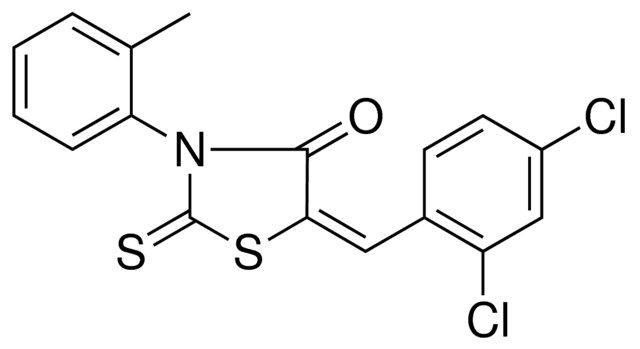 5-(2,4-DICHLORO-BENZYLIDENE)-2-THIOXO-3-O-TOLYL-THIAZOLIDIN-4-ONE