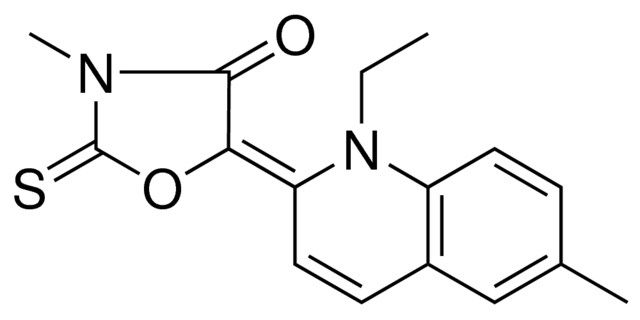 5-(1-ETHYL-6-METHYL-1H-QUINOLIN-2-YLIDENE)-3-METHYL-2-THIOXO-OXAZOLIDIN-4-ONE