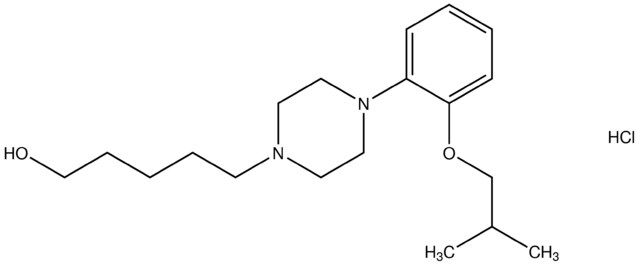 5-[4-(2-isobutoxyphenyl)-1-piperazinyl]-1-pentanol hydrochloride