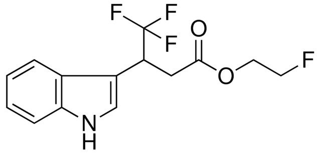 4,4,4-TRIFLUORO-3-(1H-INDOL-3-YL)-BUTYRIC ACID 2-FLUORO-ETHYL ESTER