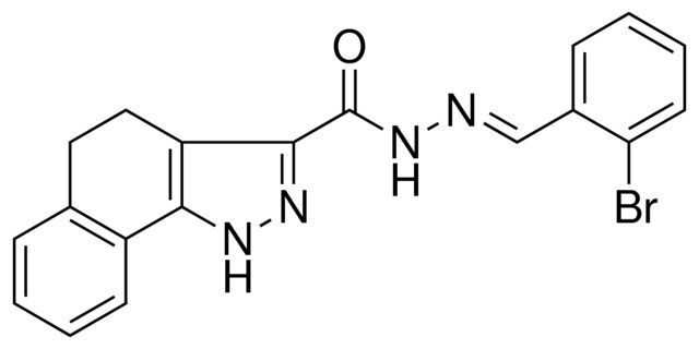 4,5-DIHYDRO-1H-BENZO(G)INDAZOLE-3-CARBOXYLIC ACID (2-BROMO-BENZYLIDENE)HYDRAZIDE