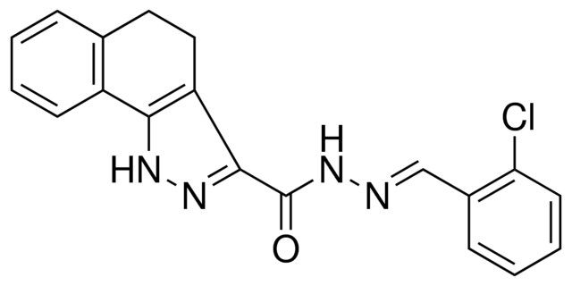 4,5-DIHYDRO-1H-BENZO(G)INDAZOLE-3-CARBOXYLIC ACID (2-CL-BENZYLIDENE)-HYDRAZIDE