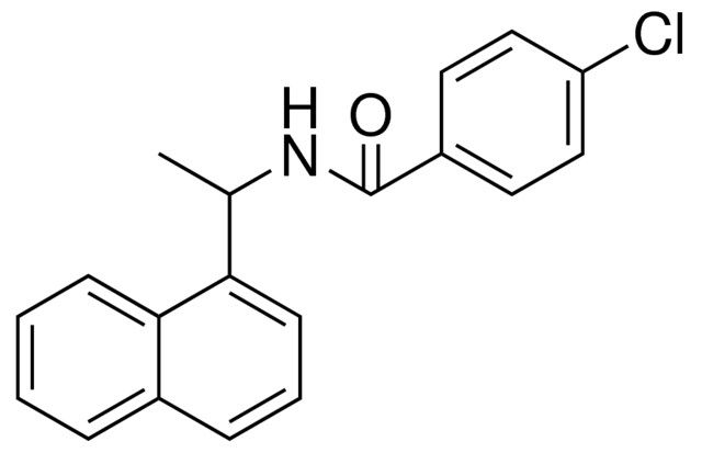 4-CHLORO-N-(1-NAPHTHALEN-1-YL-ETHYL)-BENZAMIDE