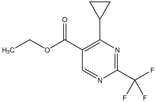 4-Cyclopropyl-2-(trifluoromethyl)pyrimidine-5-carboxylic acid ethyl ester