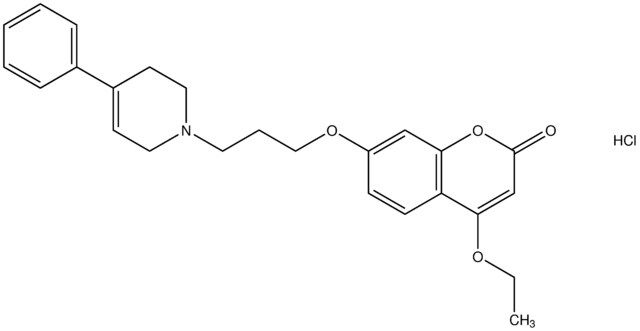 4-ethoxy-7-[3-(4-phenyl-3,6-dihydro-1(2H)-pyridinyl)propoxy]-2H-chromen-2-one hydrochloride