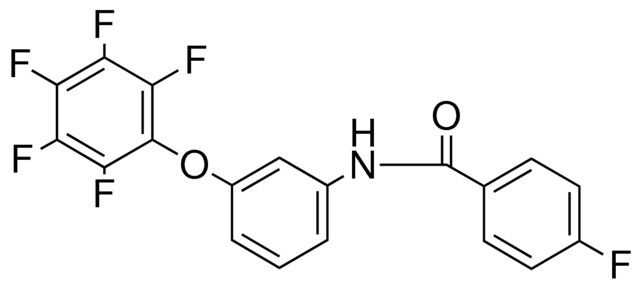 4-FLUORO-N-(3-(2,3,4,5,6-PENTAFLUORO-PHENOXY)-PHENYL)-BENZAMIDE