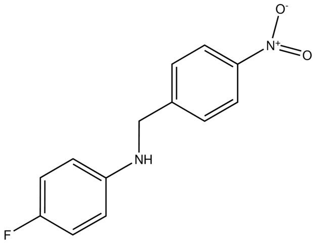 4-Fluoro-<i>N</i>-(4-nitrobenzyl)aniline