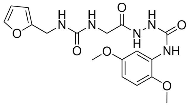 4-(2,5-DIMETHOXYPHENYL)-1-(3-FURFURYLUREIDOACETYL)SEMICARBAZIDE