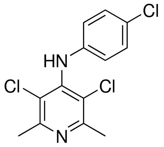 3,5-DICHLORO-N-(4-CHLOROPHENYL)-2,6-DIMETHYL-4-PYRIDINAMINE