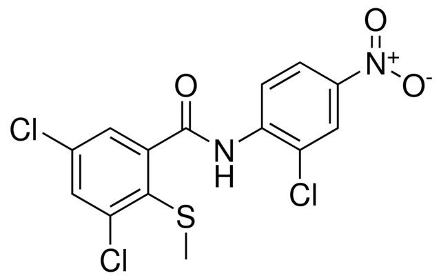 3,5-DICHLORO-N-(2-CHLORO-4-NITRO-PHENYL)-2-METHYLSULFANYL-BENZAMIDE