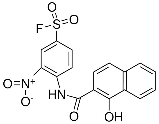 4'-FLUOROSULFONYL-1-HYDROXY-2'-NITRO-2-NAPHTHANILIDE