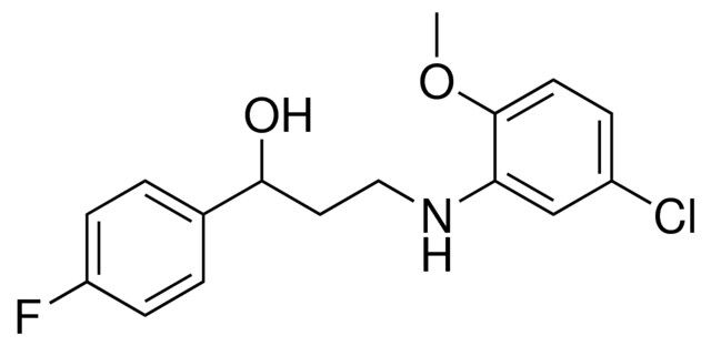 3-(5-CHLORO-2-METHOXYANILINO)-1-(4-FLUOROPHENYL)-1-PROPANOL