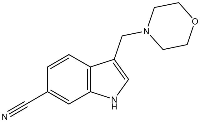 3-(morpholinomethyl)-1H-indole-6-carbonitrile