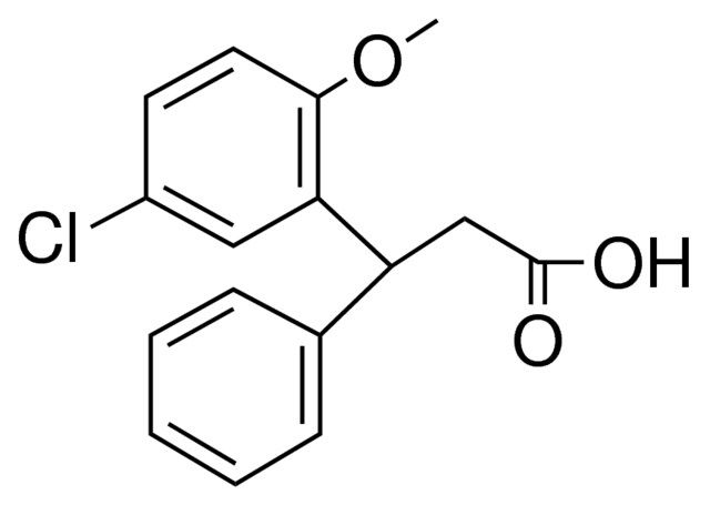 3-(5-chloro-2-methoxyphenyl)-3-phenylpropanoic acid