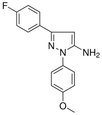 3-(4-FLUOROPHENYL)-1-(4-METHOXYPHENYL)-1H-PYRAZOL-5-AMINE