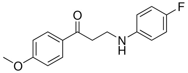 3-(4-FLUOROANILINO)-1-(4-METHOXYPHENYL)-1-PROPANONE