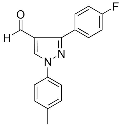 3-(4-FLUOROPHENYL)-1-(4-METHYLPHENYL)-1H-PYRAZOLE-4-CARBALDEHYDE