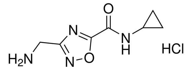 3-(Aminomethyl)-N-cyclopropyl-1,2,4-oxadiazole-5-carboxamide hydrochloride