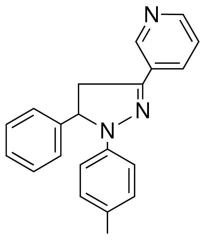 3-(5-PHENYL-1-P-TOLYL-4,5-DIHYDRO-1H-PYRAZOL-3-YL)-PYRIDINE