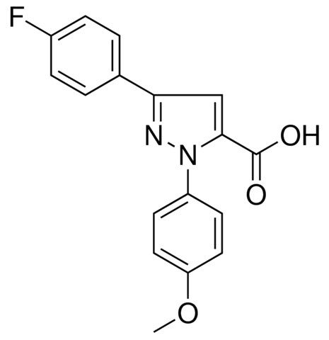 3-(4-FLUOROPHENYL)-1-(4-METHOXYPHENYL)-1H-PYRAZOLE-5-CARBOXYLIC ACID