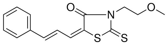 3-(2-METHOXY-ETHYL)-5-(3-PHENYL-ALLYLIDENE)-2-THIOXO-THIAZOLIDIN-4-ONE