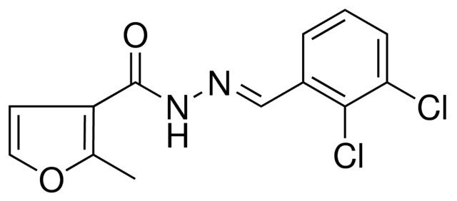 2-METHYL-FURAN-3-CARBOXYLIC ACID (2,3-DICHLORO-BENZYLIDENE)-HYDRAZIDE