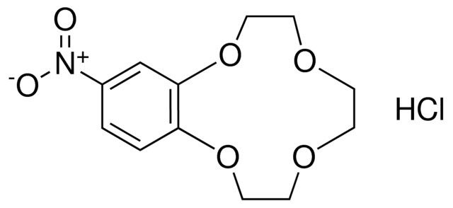 2-NITRO-HEXAHYDRO-5,8,11,14-TETRAOXA-BENZOCYCLODODECENE, HYDROCHLORIDE